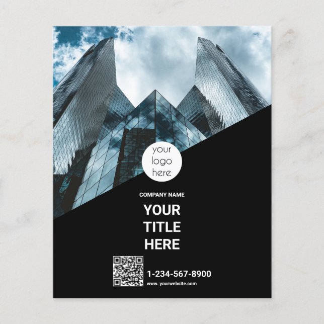 Flyer Conferencia de negocios corporativa personalizada (Frente)