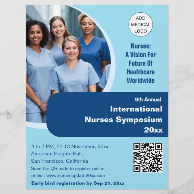 Flyer Conferencia Médica del Técnico de Enfermería (Frente)