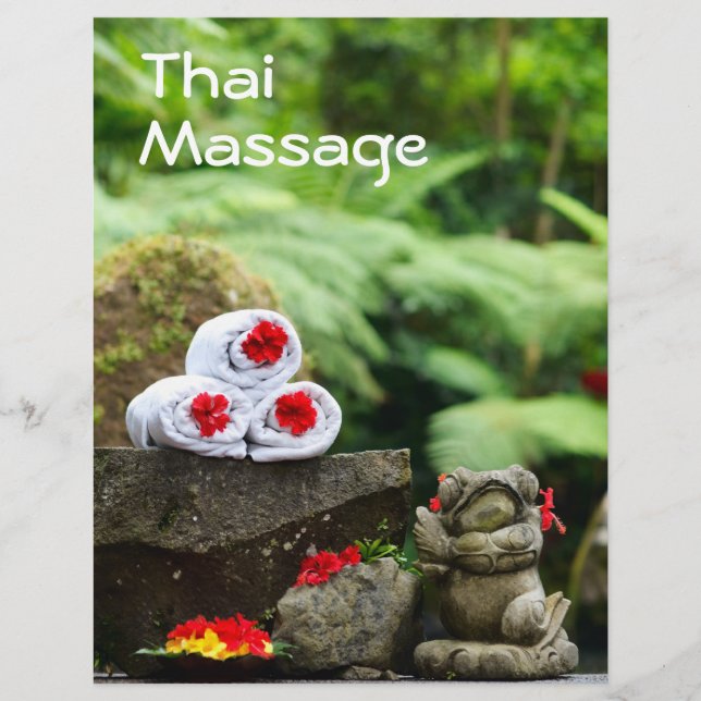 Flyer configuración de SPA (Frente)