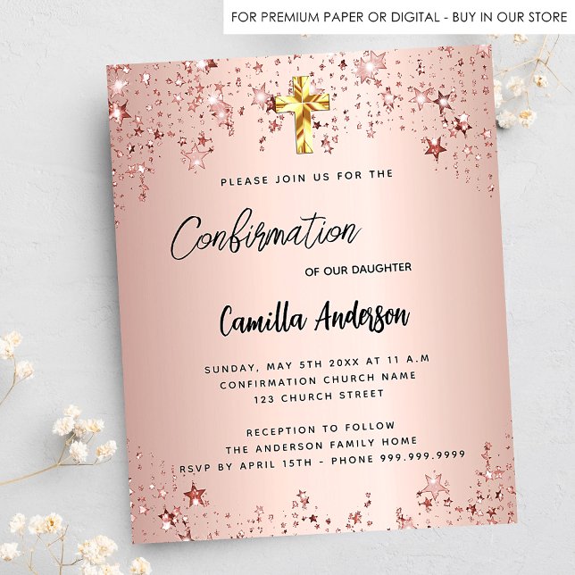 Flyer Confirmación invitación al presupuesto de estrella (Subido por el creador)