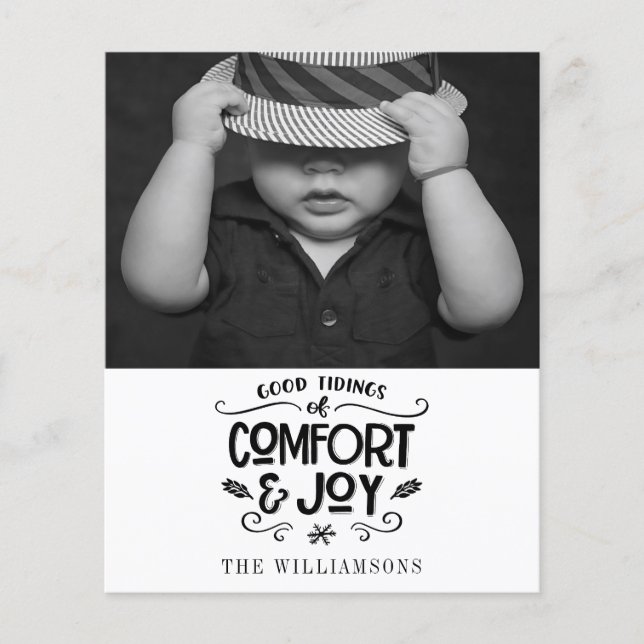 Flyer Confort económico y tarjeta de vacaciones rustica  (Frente)