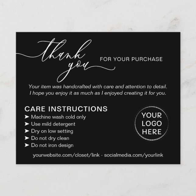 Flyer Consejo de Instrucciones de Lavado de Gracias Negr (Frente)