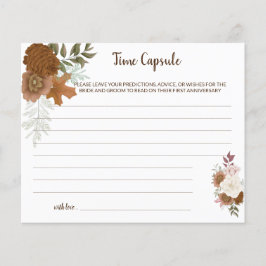Flyer Consejo de la cápsula del tiempo Boho Autumn Brida