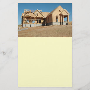 Flyer construcción de nueva vivienda