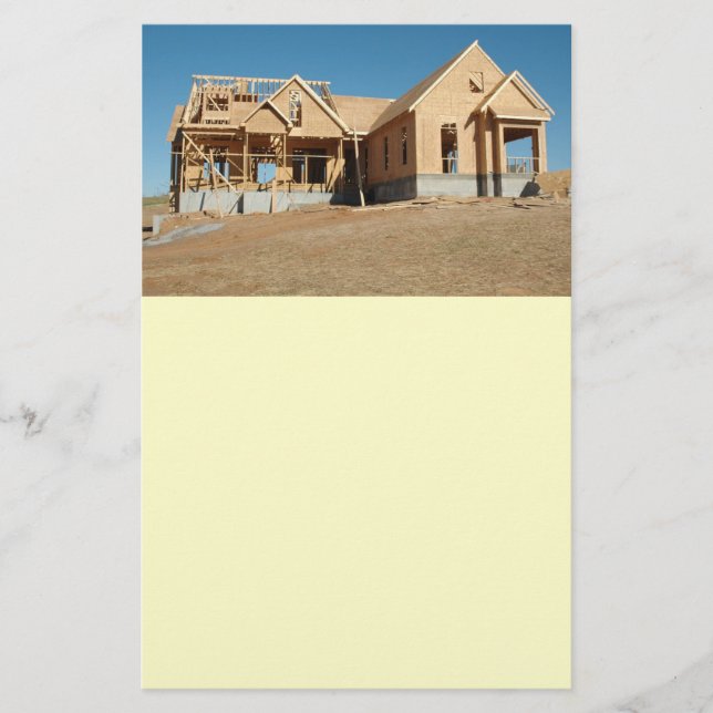 Flyer construcción de nueva vivienda (Frente)