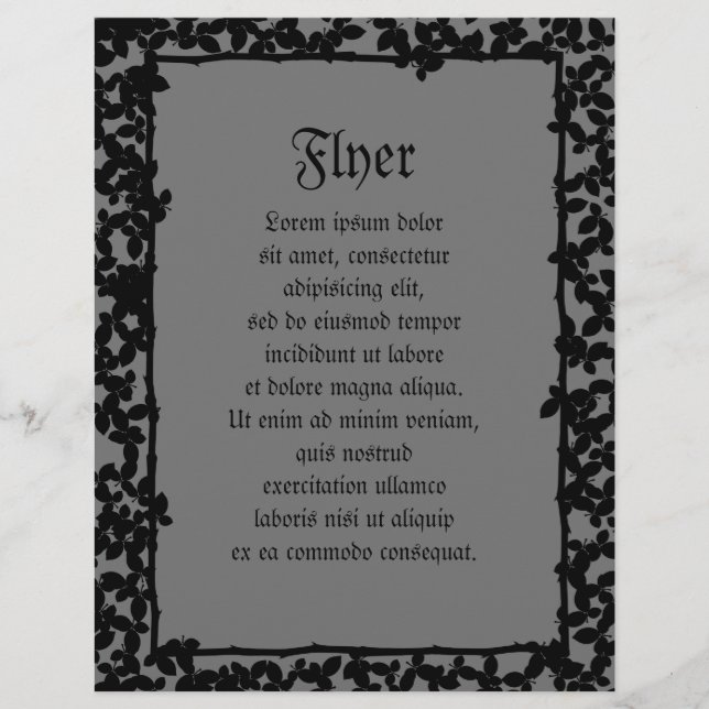 Flyer Coordenadas topiarias malvadas (Frente)