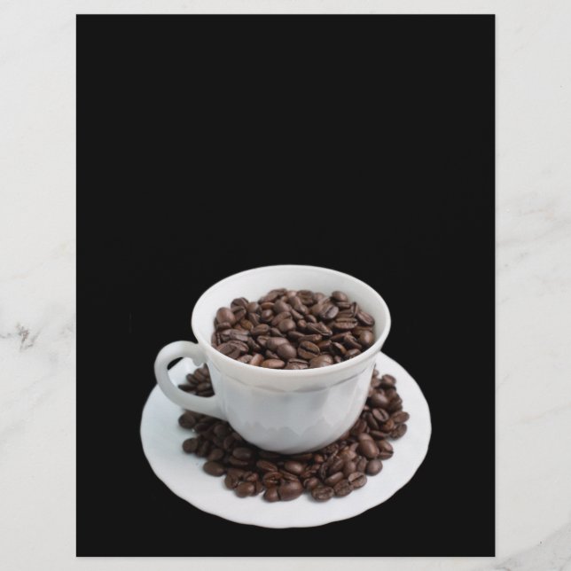 Flyer Copa con granos de café (Frente)
