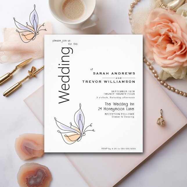 Flyer Coral de mariposa simple y caprichoso (Subido por el creador)