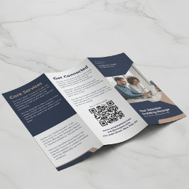 Flyer Corporate Portfolio Modern Elegant Trifold Brochur