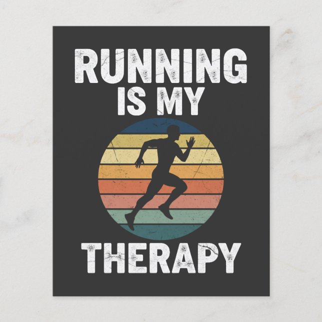 Flyer Correr Es Mi Terapia (Frente)