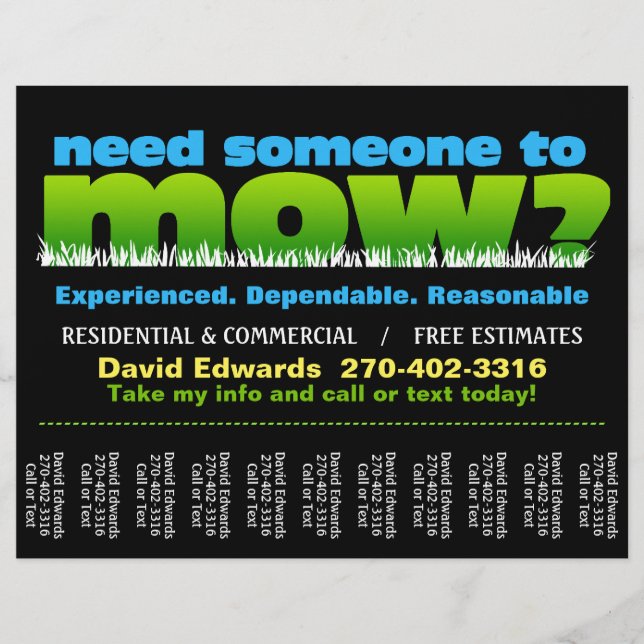 Flyer Cortar Césped_Custom Dave Edwards (Frente)