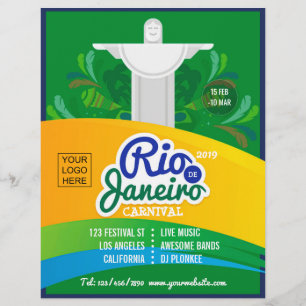 Flyer Costumbre del Carnaval de Río de Janeiro agregar l