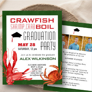 Flyer Crawfish Boil PRESUPUESTO 3 Invitación a la fiesta