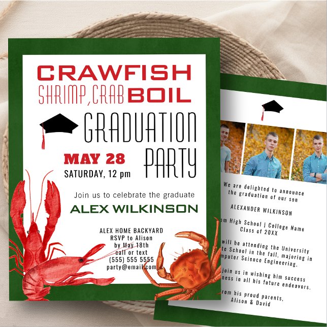 Flyer Crawfish Boil PRESUPUESTO 3 Invitación a la fiesta (Subido por el creador)