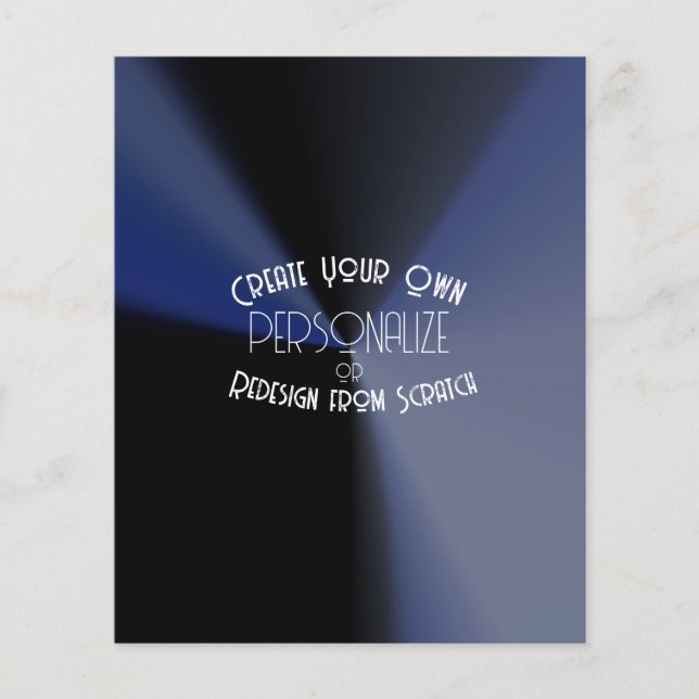 Flyer Crea tus Propios Personalizados (Frente)