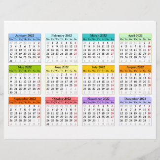 Flyer Crear su propio calendario 2022