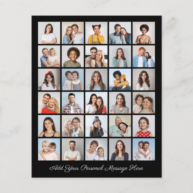 Flyer Crear su propio Collage de fotos de 30 (Frente)