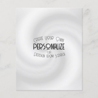 Flyer Crear su propio diseño personalizado