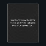 Flyer Crear su propio personal<br><div class="desc">Personalizar este producto agregando sus propias imágenes y texto y eligiendo sus fuentes y colores favoritos. Visite Arte Aviar en Zazzle para ver toda nuestra colección de productos fáciles de personalizar y de alta calidad!</div>