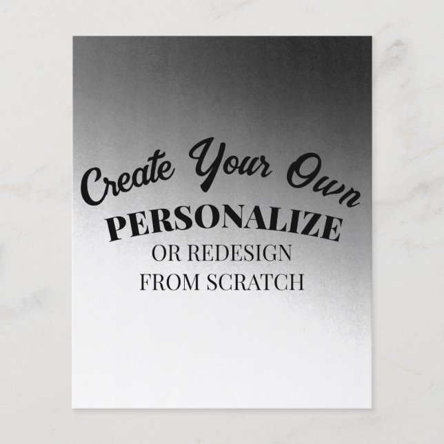 Flyer Crear su propio Personalizado (Frente)