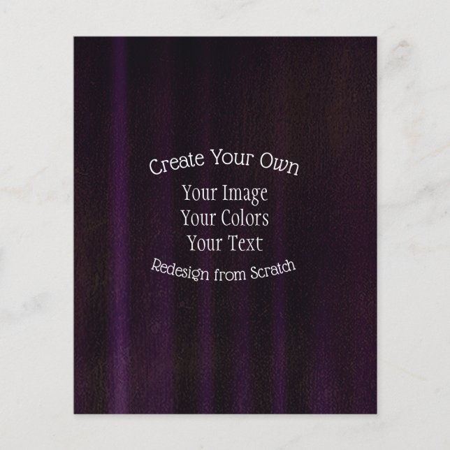 Flyer Crear su propio Personalizado (Frente)