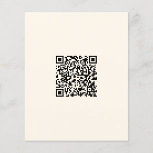 Flyer Crear un código QR al instante Blanco desactivad
