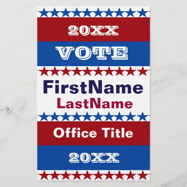 Flyer Crear una plantilla de campaña (Frente)