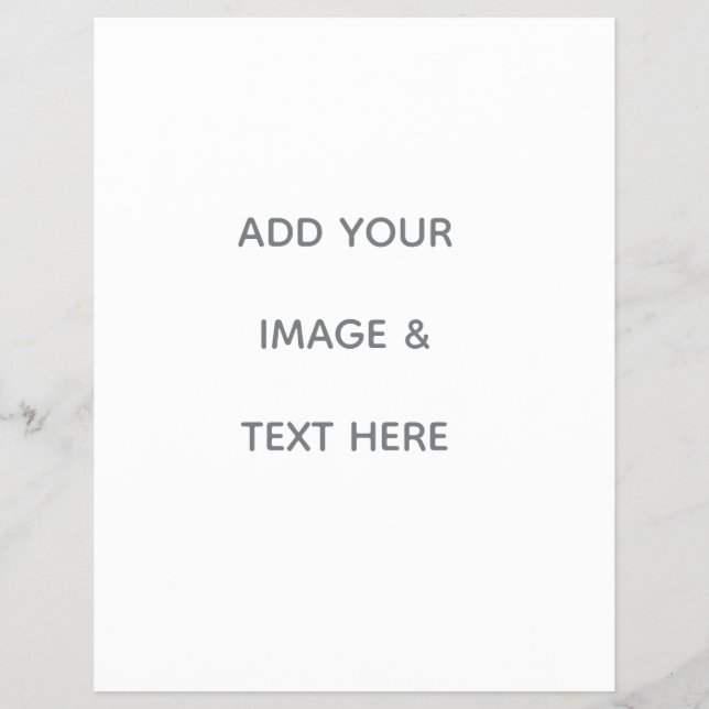 Flyer Create Your Own white  (Frente)