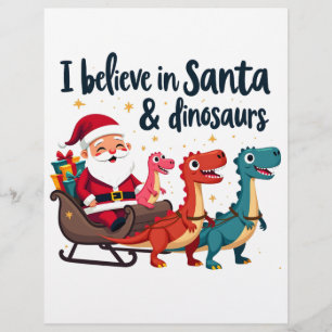 Flyer cree en Santa y los dinosaurios (Santa Elena