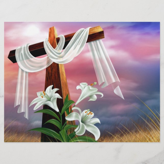 Flyer Cruces y escenas del Domingo de Pascua y Ramos (Frente)