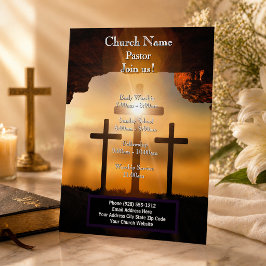 Flyer Cruz Calvario Pascua, Únete a Nuestros Servicios