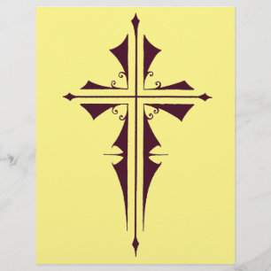 Flyer Cruz Morada Cristiana