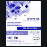 Flyer Cuadrados azules, óptico, profesional técnico<br><div class="desc">Cuadrados Azules,  Opticiario,  Profesional Técnico Avisos Volantes Por La Tienda De Tarjetas De Negocios.</div>