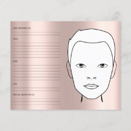 Flyer Cuadro facial Género Formación de cometólogo neutr