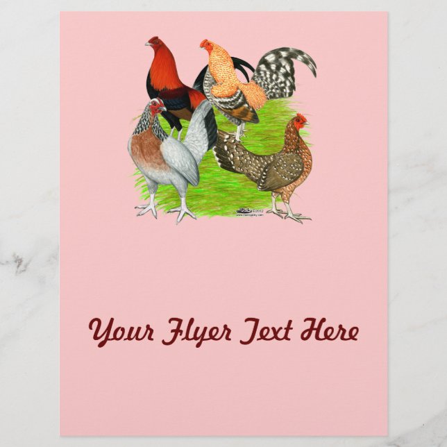 Flyer Cuarteto de Old English Game (Frente)