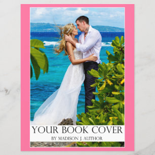 Flyer Cubierta del libro de escritores románticos Foto