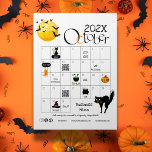 Flyer Cuenta regresiva de Halloween Iconos de calendario<br><div class="desc">¡Acepta el espíritu de Halloween con nuestro Calendario de Adelanto de Halloween Impreso! Este innovador producto le permite aprovechar la emoción de la temporada mientras exhibe sus promociones y eventos únicos. Nuestro calendario es totalmente personalizable, lo que le permite adaptarlo cada día con su promoción deseada, texto personalizado y códigos...</div>