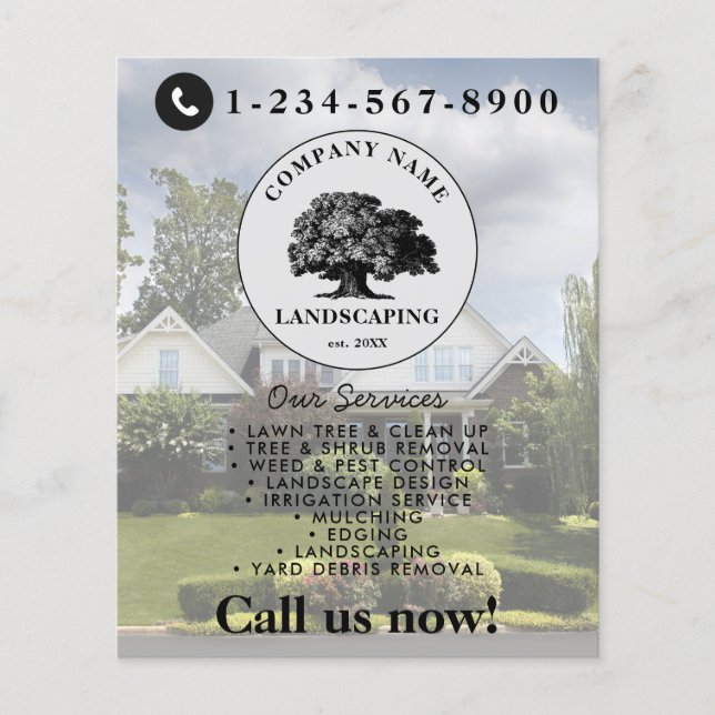 Flyer Cuidado de césped jardinería jardín cuidado de cés (Frente)