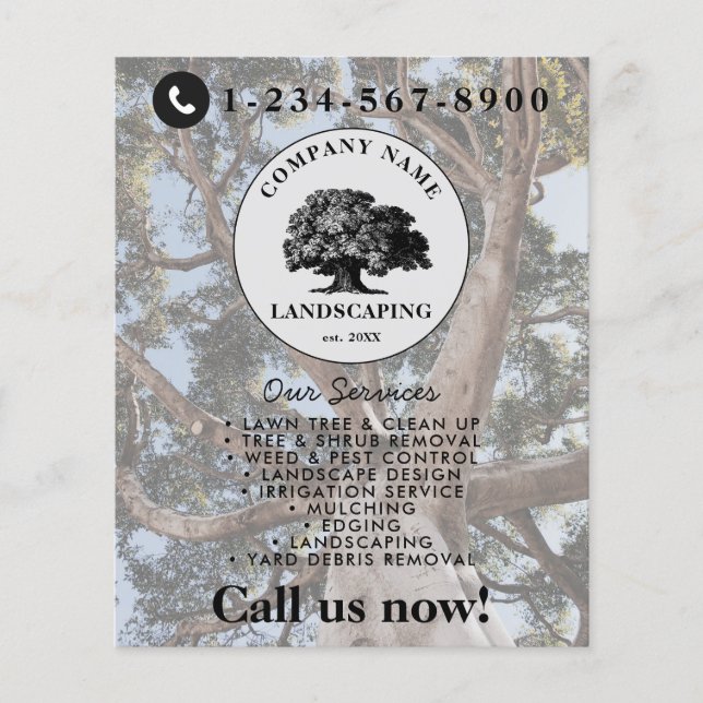 Flyer Cuidado de césped jardinería jardín cuidado de cés (Frente)