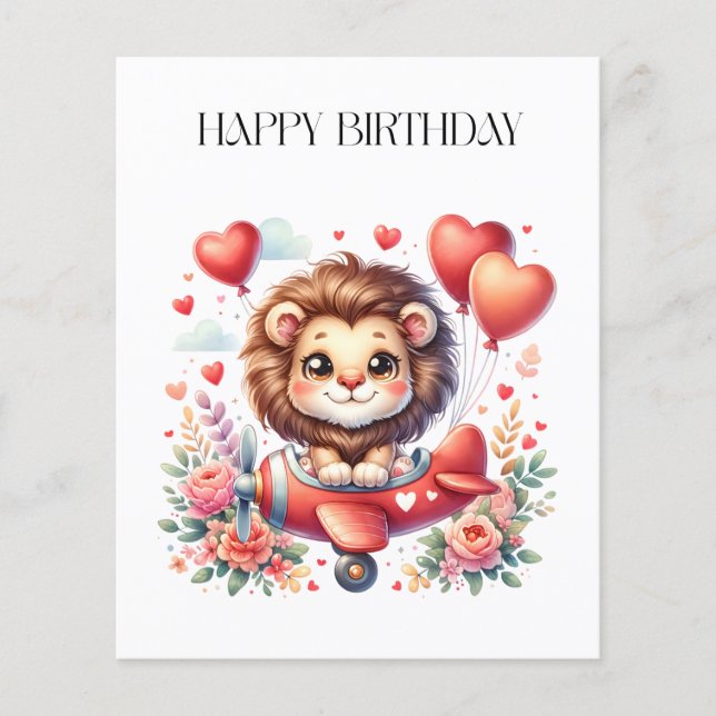 Flyer Cumpleaños del León Volador (Frente)
