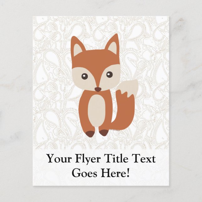 Flyer Curte Baby Fox (Frente)