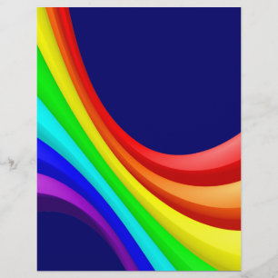 Flyer Curva arco iris - Azul oscuro 000066