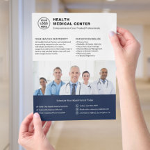 Custom Logo Photo QR Healthcare Clinic Doctor