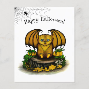 Flyer Cute Halloween Bat