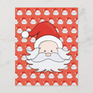 Flyer Cute Santa Claus