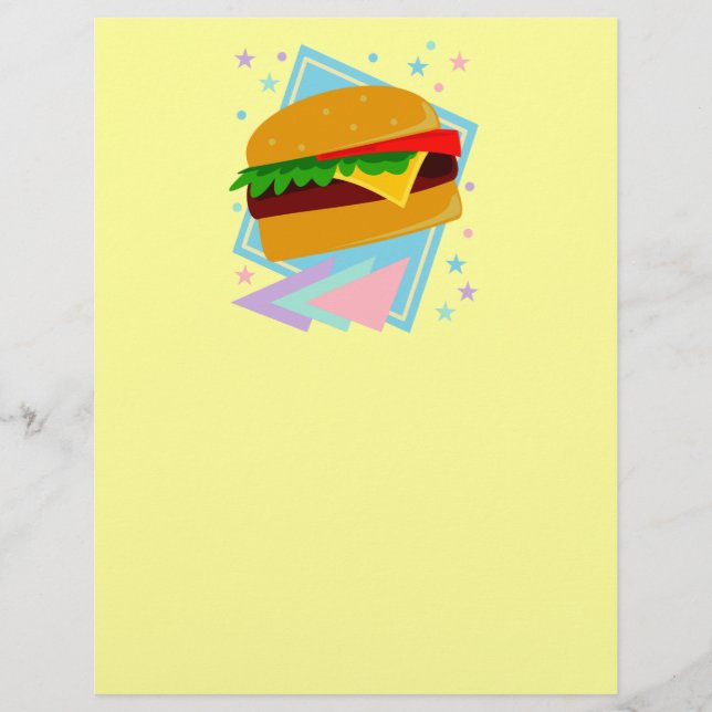 Flyer Cute Yummy Burger (Frente)