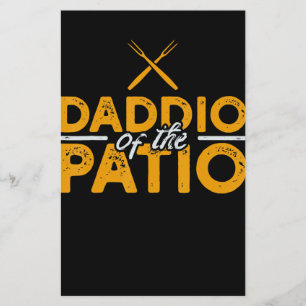 Flyer Daddio De La Parrilla De Parrillada De Patio