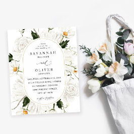 Flyer Daisy White Floral V3