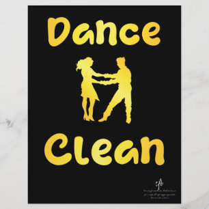 Flyer Dance Clean Golden Brass