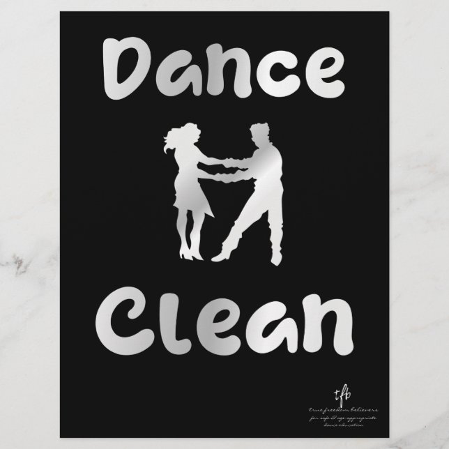 Flyer Dance Clean Mex. Plata (Frente)